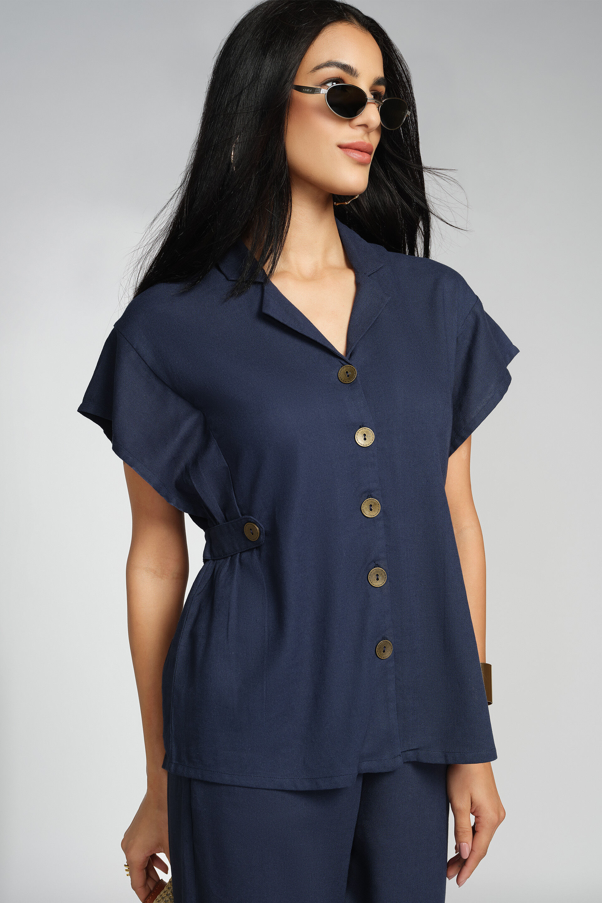 Terra Navy Co-ord Set, Navy, image 5